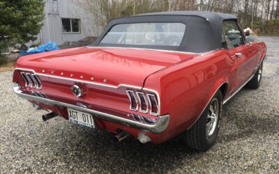 1967 FORD MUSTANG CONVERTIBLE SÅLD