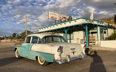 1955 CHEVROLET BEL AIR V8 AUT SURVIVOR SÅLD