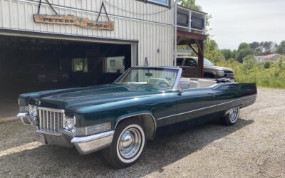 1970 CADILLAC DE VILLE CONVERTIBLE SÅLD