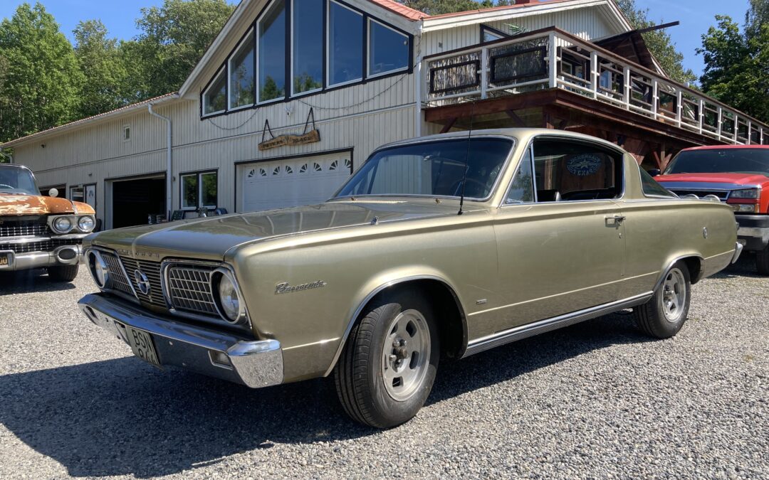 1966 PLYMOUTH BARRACUDA V8 AUT SÅLD