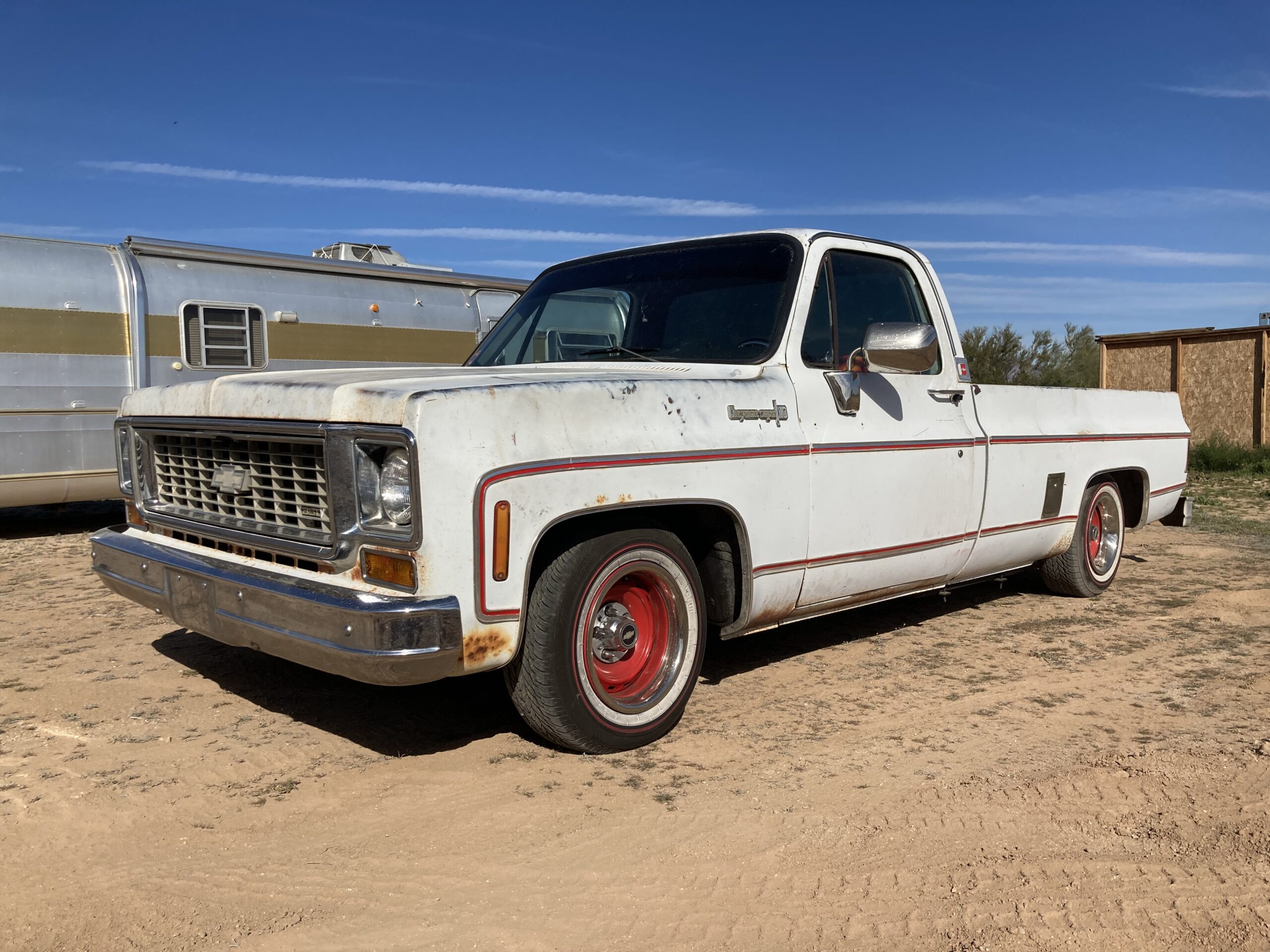 1974 CHEVROLET C10 LONGBED SÅLD