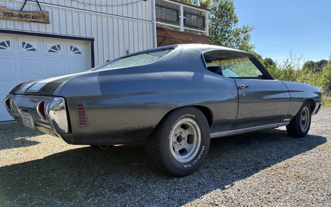 1972 CHEVROLET CHEVELLE BIGBLOCK CA BIL 325000KR
