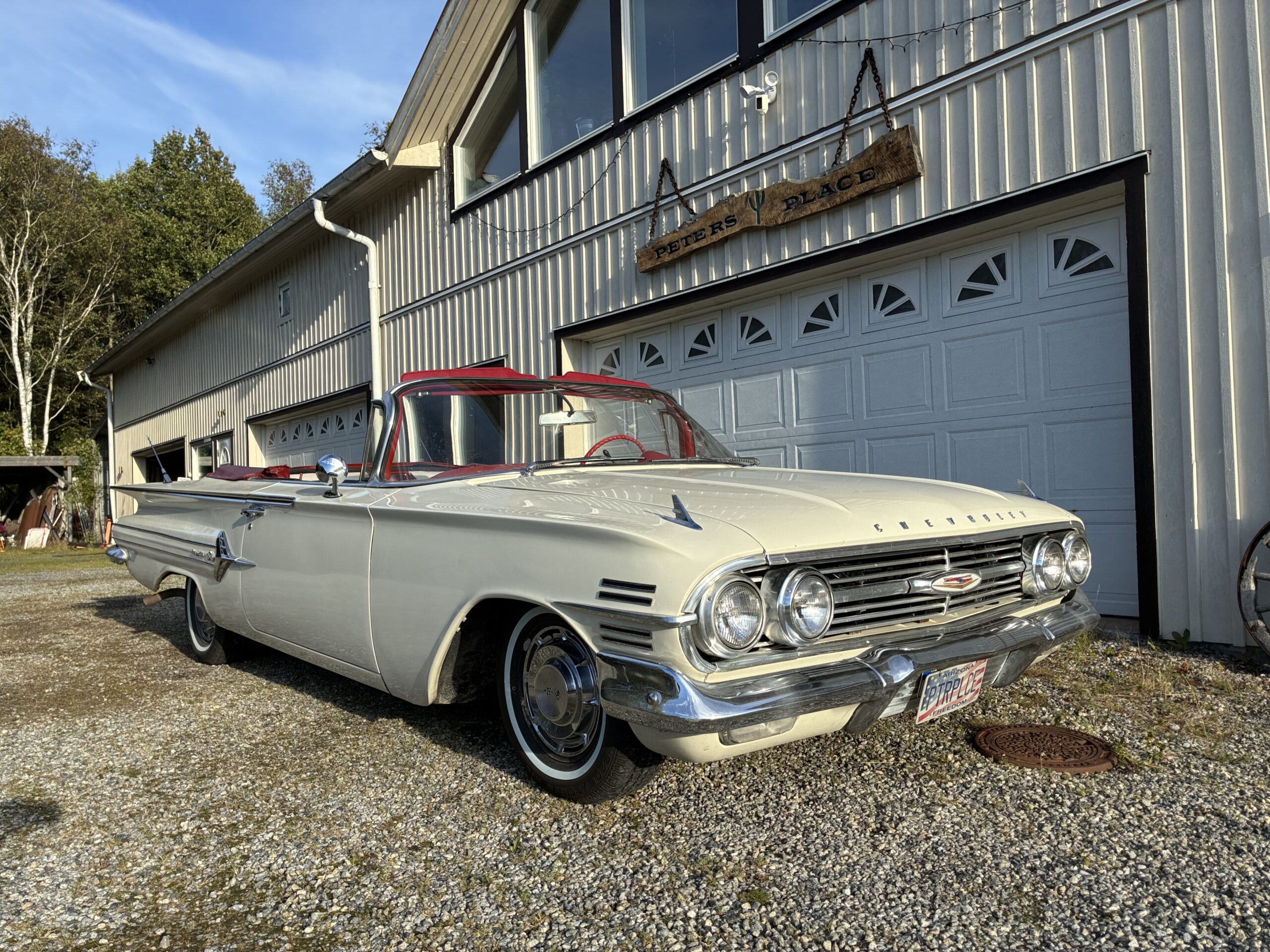1960 CHEVROLET IMPALA CONVERTIBLE 595000KR