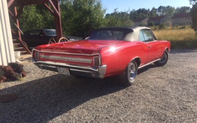 1966 PONTIAC LEMANS CONVERTIBLE SÅLD